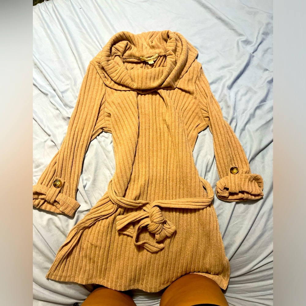 Tan shirt/sweater medium size